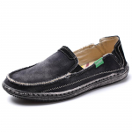 Retro Distressed meeste l&otilde;uendist kingad noorte mood Laisalt pestud teksakingad 48 must