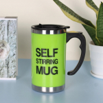 450 Automaatselt segatav elektriline segamistass Kohvipiim Ise segav kruus Roostevabast terasest termo nutikas topelt isoleeritud tass 500ml