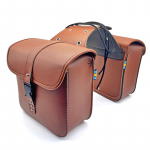 Maverick/Emma Elektriiline T&otilde;ukeratas Mootorratas Veekindel Nahast Sadulakott 25x12x25cm must