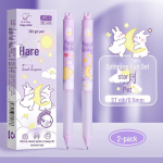 P&ouml;&ouml;rleva s&uuml;damikuga geelpliiatsid - Ideaalne p&otilde;hikooli kodut&ouml;&ouml;de jaoks, must tint, pliiatsite pakk 0.5mm