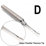 1 pc or 4 pcs Dental Flex Periotome Power Tooth Extraction Set Tooth Extraction Screw Elevator Flexible Periodontal 1 piece D