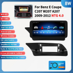 Ossuret Android 13 Autoraadio Carplay 4G Mercedes Benz E-klassile C207 W207 A207 NTG 4.0 4.5 5.0 2-ukseline Autoradio Peaseade 8W 8G 128G