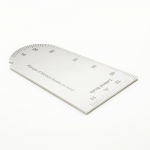 1 piece New Dental Bite Gauge Caliper Mouth Gag Opening Capacity Measuring Ruler Stainless Steel 1 piece