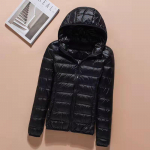 2023 S&uuml;gis/Talv Naiste Slim Korea-stiilis Kapuutsiga Kerge Sulejope S: 60-70 jin (runs small)