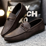 Meeste Vabaaja Jalan&otilde;ud Kevad Suvi Uued Pehme Tald Slip-on Mokassiinid Zapatos De Hombre Mugavad Madalad Kingad Meeste Mikrokiud Nahast Kingad 39 pruun