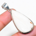 Mother Of Pearl Handmade 925 Sterling Silver Jewelry Pendant 2.21 m8q61