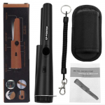 K&auml;sitsi hoitav GP-Pointer v&ouml;&ouml; ja kabuuriga, kaasaskantav 360&deg; skaneeriv maapinna aarde detektor kulla ja h&otilde;beehete leidmiseks Pack of 1 must