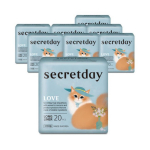 Secretday Love P&uuml;ksikupud Pikk, 20 tk pakis &times; 8 pakki