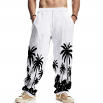 Casual Men Beach Trend Button lahtised nahas&otilde;bralikud hingavad linasest spordip&uuml;ksid L