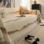 Lihtsad ja moodsad &uuml;hev&auml;rvilised diivanir&auml;tikud, universaalne diivanikate igaks aastaajaks, &uuml;hes t&uuml;kis kassikriimustuste diivanikate pleed 180*130cm kohv