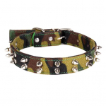 Koera kaelarihm, neetide kaunistus, reguleeritav moodne kamuflaaž l&otilde;uend lemmiklooma kaelakee t&otilde;mbekrae M kamuflaaž