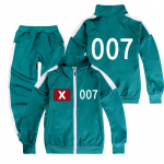 Lapsed Poisid T&uuml;drukud M&auml;ngum&auml;ngija 2. hooaeg Tr&uuml;ki pikkade varrukatega t&otilde;mblukuga jope mantel p&uuml;ksid p&uuml;kste komplekt X 456 O 230 komplekt Halloweeni cosplay kost&uuml;&uuml;m 140cm