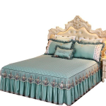 Luksuslik printsessi pitsist vooditekk voodi seelik linad paks tepitud voodilina voodipesu Queen King libisemiskindel madratsi kate kuningannale Mattress cover 150x200cm