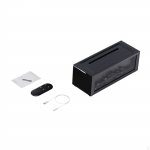 3D leegiefektiga kamin-&otilde;huniisutaja eeterlike &otilde;lide difuusor lauale, hotelli, &uuml;hiselamutuppa valge