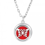 V&auml;rviline Kristall Elupuu Aroomiteraapia Kaelakee Parf&uuml;&uuml;mi Eeterliku &Otilde;li Hajuti Kett Ripats Medaljonid Ehted