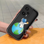 Pehme silikoonist ruudukujulise redeliga printimismustriga telefoni korpus, t&auml;iskaanega kaamera p&otilde;rutuskindel kaitse kummist &uuml;mbris Xiaomi Redmi jaoks Redmi 10 valge