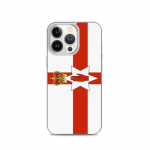 Coque iPhone &ndash; Irlande du Nord &ndash; Drapeau &ndash; Souple &ndash; Mitmev&auml;rviline &ndash; &Uuml;hilduv iPhone 13 Pro