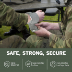 4/6 tolli Iisraeli side Haavaside Erakorraline side Lahingukompressioon Taktikaline Esmaabi IFAK Trauma S&otilde;jaline Meditsiiniline 1 pack 4 inch