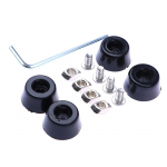 1 komplekt vibratsioonivastasest kummist maandumismati jalad Lab X1 P1P Enderile 3 Cr10 3D-printer isetegemise tarvikud vibratsioonivastased jalad 13pcs