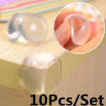 10 t&uuml;kki l&auml;bipaistvat pehmet laua-/lauanurga serva lapse beebi ohutuse paks silikoonist kaitsepadjakest 4pc