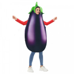 K&ouml;&ouml;givilja baklažaanikost&uuml;&uuml;m, Halloweeni karnevali t&auml;iskasvanute peokost&uuml;&uuml;m Adult One Size lilla