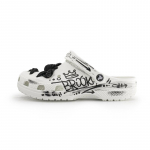 Crocs Classic klomp Suured Silmad Armas L&otilde;bus Graffiti Lahe Mitmek&uuml;lgne Augud Kingad Unisex Valge 36-37 valge