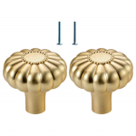 2 tk pakend Praktiline harjatud kuldne kapi k&auml;epide tsinkisulamist sahtlit&otilde;mbaja magamistoa vannitoa m&ouml;&ouml;bli igap&auml;evaseks kasutamiseks T4