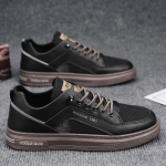 Meeste vabaajajalatsid Hingavad valged tossud Moodsad s&otilde;idutennised meeste rulluisutajatele 44 must