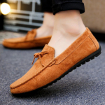 Suvejalatsid Meeste Lamedad Slip-on Mehelikud Mokassiinid S&otilde;idujalatsid Homme Meeste Vabaajajalatsid Moodsad Peo Pulma Jalatsid 6.5 khaki