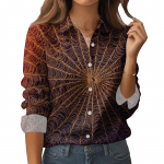 Naiste s&auml;rgipluus Prindiga n&ouml;&ouml;biga pikkade varrukatega vabaaja tavaline s&auml;rgikraega tavaline topp XXL