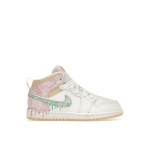 Air Jordan 1 Mid SE PS J&auml;&auml;tis Laste tossud Valge Arctic-Punch Bleek-Vanill DD1667-100 35