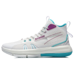 Li Ning 937 L&ouml;&ouml;ki neelavad libisemiskindlad kulumiskindlad k&otilde;rge s&auml;&auml;rega korvpallijalatsid unisex tossud valged ABPR011-2 46⅓