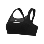 Nike Kontrastv&auml;rvi Br&auml;ndilogo Prindiga &Uuml;hev&auml;rviline K&otilde;rge Toega Spordirinnahoidja Naiste Aluspesu Must CZ4451-010 XS