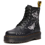 dr. Martens Fusion Nahast Jadon Celestial Mugavad Mitmek&uuml;lgsed Lihtsad Poolpikkusega Saapad Unisex Saapad Must 41329001 39