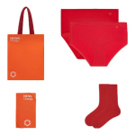 NEIWAI Red Collection Women's Underwear & Socks Gift Set M