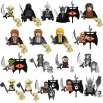 Keskaegsed lotr Tegevusfiguurid Ringvaim S&otilde;durid Ratsanik M&auml;gi R&uuml;&uuml;tlid Ehitusklotsid Tellised M&auml;nguasjad lapse kingitusteks
