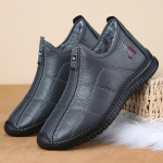 Suur suurus 48 Meeste talvised fliisvoodriga paksendatud nahast ja puuvillast kingad pealelibistatavad soojad mokassiinid 46 hall