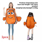 Nemo Cosplay Finding &Uuml;likond Pol&uuml;estermaterjalist Lavaesinemiseks Cosplay ja Clownfish
