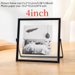 4/6-tolline fotoraam Lihtsas stiilis l&auml;bipaistvad akr&uuml;&uuml;lraamid k&auml;sitsi valmistatud piltide jaoks j&otilde;ulukingituseks kodu lauakaunistuseks