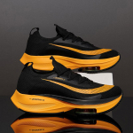 Unisex Tossud Mood Meeste Tossud Paelkinnitusega &Uuml;mar Nina Polsterdus Jooksujalatsid Naine Treener V&otilde;istlus Hingav Paar Tenis Shose 46 oranž