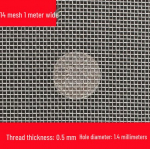 304 roostevaba terasega kootud v&otilde;rk, 6-500 silma, t&ouml;&ouml;stuslik paksendatud metalltraadist filter.