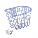 Eesmine jalgrattakorv kaanega Jalgrattakoerakandur Lihtne paigaldada Jalgrattakorv pagasile M&auml;girattad Matkamine Reisimine Telkimine valge