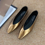 Moodne Mood Madalad Naiste Lamedad Jalan&otilde;ud Slip-On Jalan&otilde;ud Vabaaja Naiste Sandaalid Terava Otsaga Naiste Lamedad Jalan&otilde;ud Uued 2025 Kevad Suvi 35 black