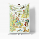 Pehme Sherpa Tekk Peter Rabbit Flanellist Tekk Magamistoa Diivani jaoks Pehme Tekk Voodikate Kodu Dekoor Kontori Uinak 30x40in