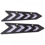 Paar auto esiklaasipuhasti spolier klaasipuhasti abi kaitse eralduspress Universaalne vihmaga vee kraapimiseks must