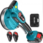 Seesii 12-k&auml;iguline plaatimismasin Plaadi vibratsiooniga tasandusmasin 160 mm suur iminapp Juhtmeta keraamiliste plaatide tasandusseade
