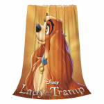 Lady ja Tramp fliistekid Koker Spaniel H&uuml;ljatud Koer Naljakas visketekk Kodu Hotell Diivan 125*100cm Vaibakild &Uuml;lipehme 30x40in