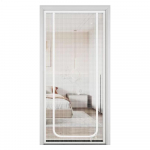 Ukse v&otilde;rk kassidele Mitmek&uuml;lgne lemmikloomas&otilde;bralik v&otilde;rkuks 35,43x86,61 tolli Kaasaskantav t&otilde;mblukuga kaitse mugavaks juurdep&auml;&auml;suks valge