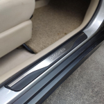 Auto Styling For Kia Picanto Accessories Stainless Steel Door sill Car Pedal Scuff Plate Protector Guard 2013 2015 2016 side Emblem Blue