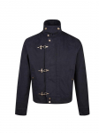 Vabaajaline vintage jakk Unisex p&uuml;stkraega jakk homaarikinnitusega l&uuml;hike Ameerika stiilis jakk M tumesinine v&auml;rv